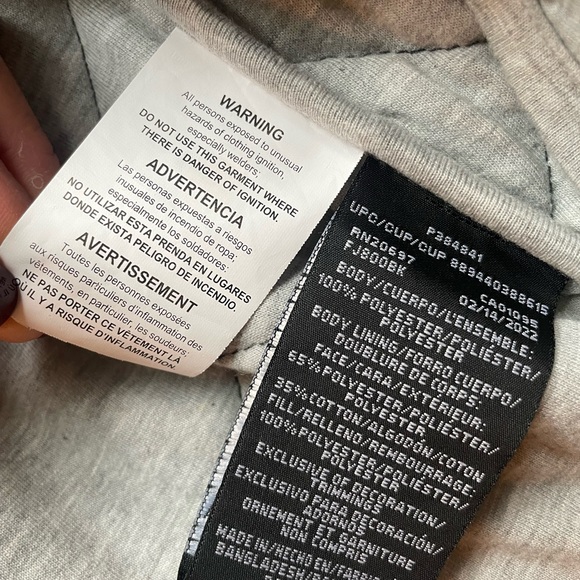 Dickies Women Quilted Bomber Jacket, Black v1, Small - Picture 8 of 14